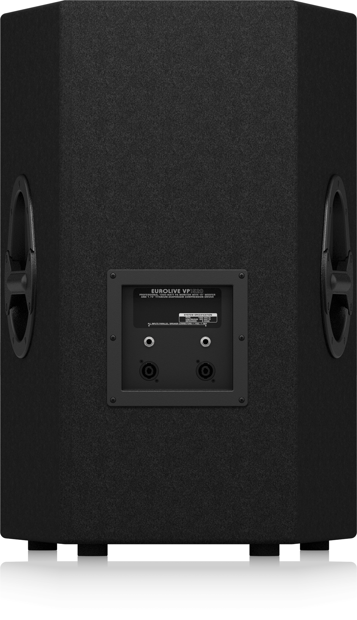 Behringer VP1520 Professional 1000W PA Speaker with 15" Woofer and 1.75" Titanium-Diaphragm Compression Driver