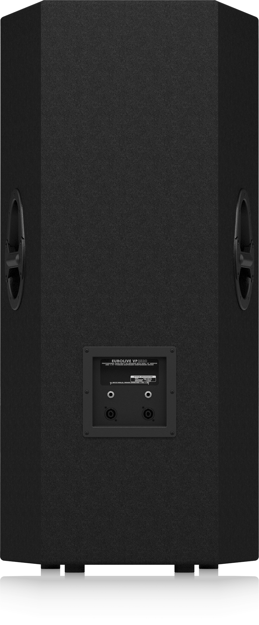 Behringer VP2520 Professional 2000W PA Speaker with Dual 15" Woofers and 1.75" Titanium-Diaphragm Driver