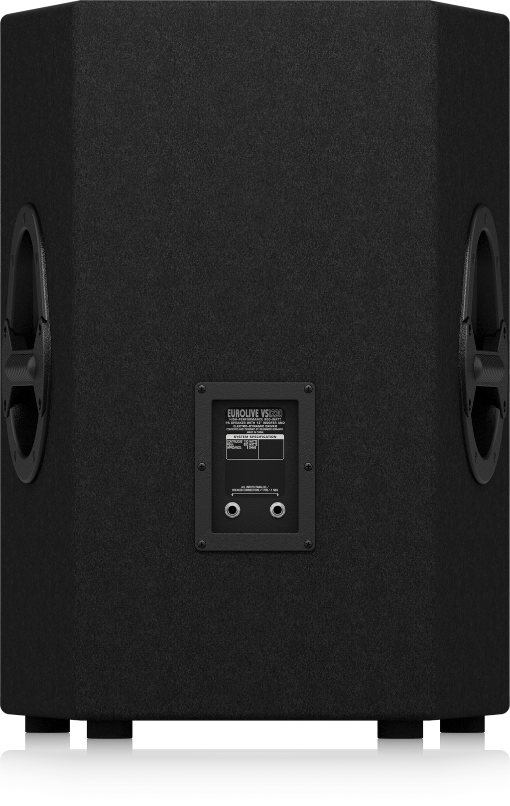 Behringer VS1220 High-Performance 600W PA Speaker with 12" Woofer and Electro-Dynamic Driver