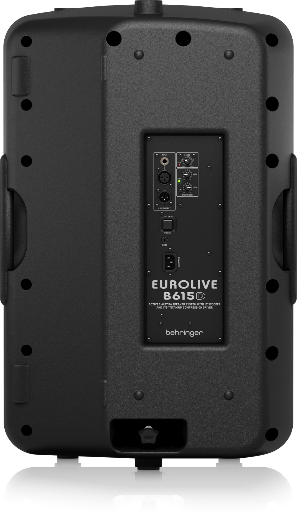 Behringer B615D Active 2-Way 1500W PA Speaker System with 15" Woofer and 1.75" Titanium Compression Driver