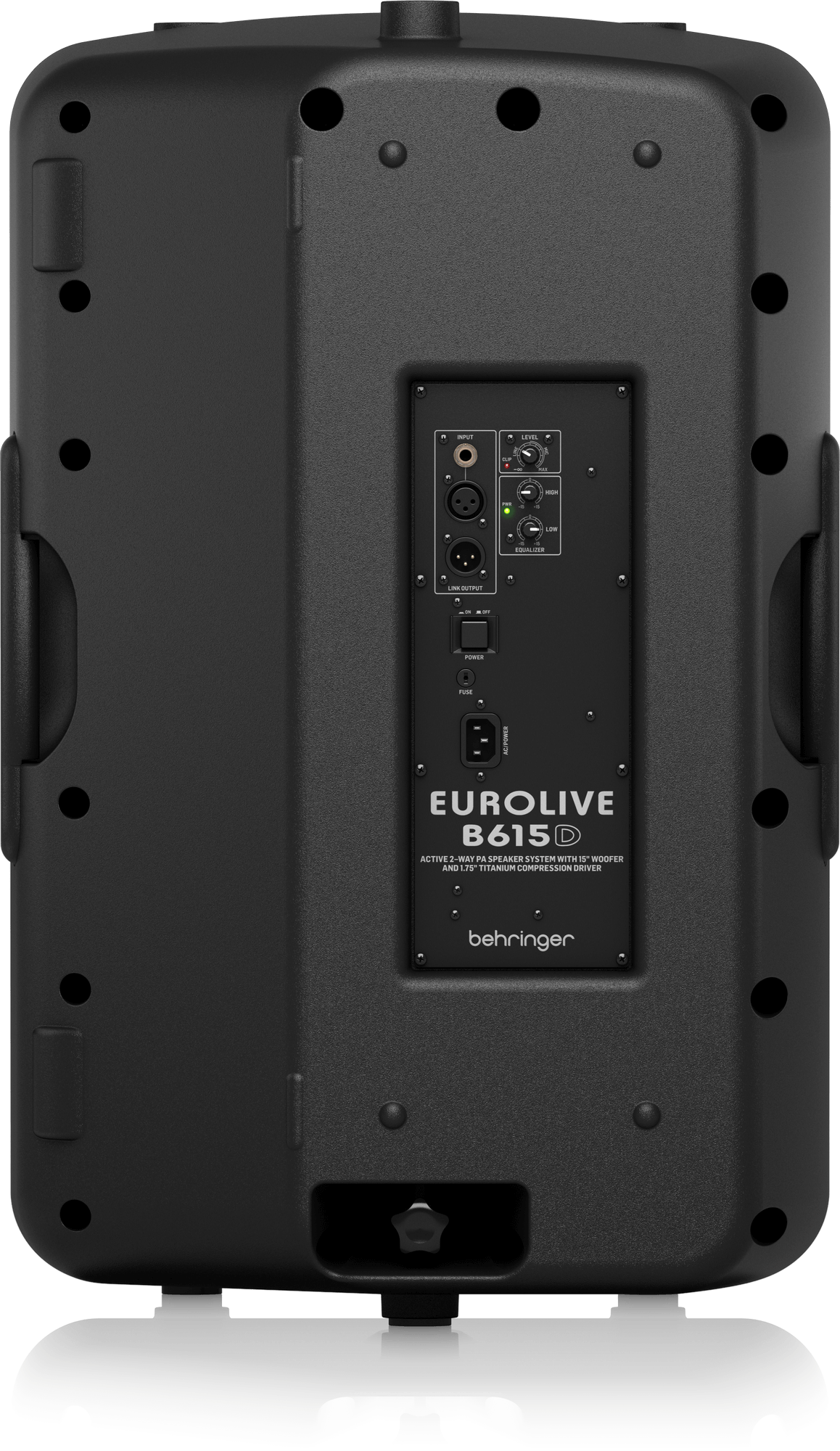 Behringer B615D Active 2-Way 1500W PA Speaker System with 15" Woofer and 1.75" Titanium Compression Driver