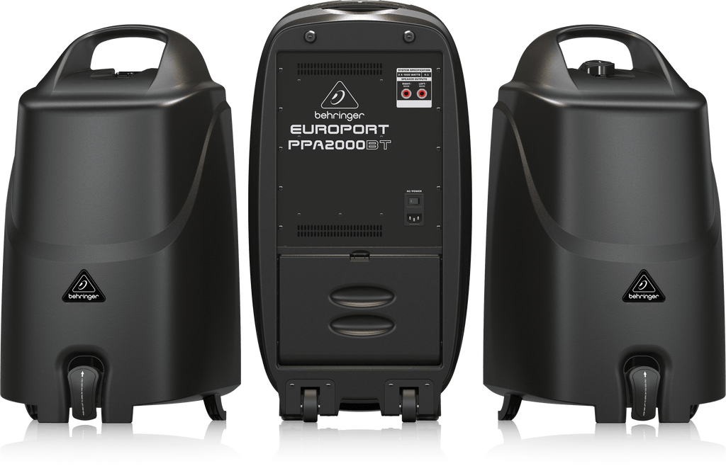 Behringer Europort PPA2000BT Ultra-Compact 2000W 8-Channel Portable PA System with Bluetooth Wireless Technology