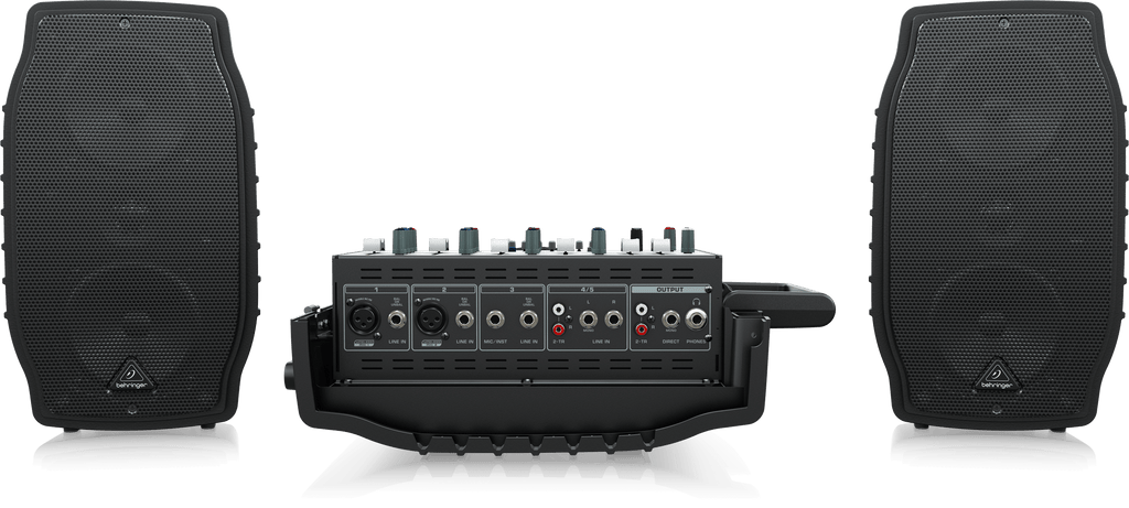 Behringer Europort PPA200 Ultra-Compact 200W 5-Channel Powered Mixer with Wireless Microphone Option
