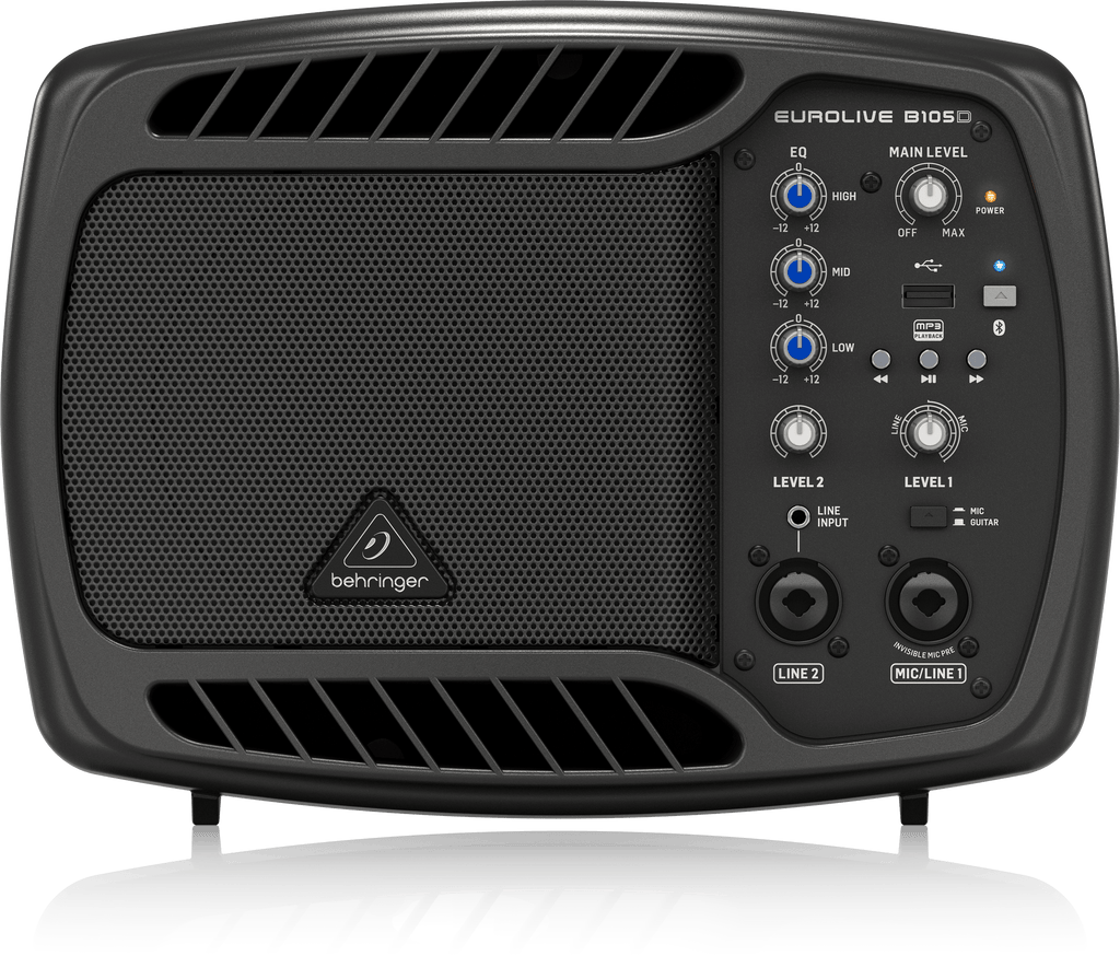Behringer Eurolive B105D Ultra-Compact Active PA / Monitor Speaker with Bluetooth and MP3