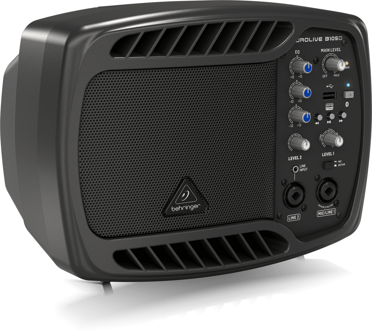 Behringer Eurolive B105D Ultra-Compact Active PA / Monitor Speaker with Bluetooth and MP3