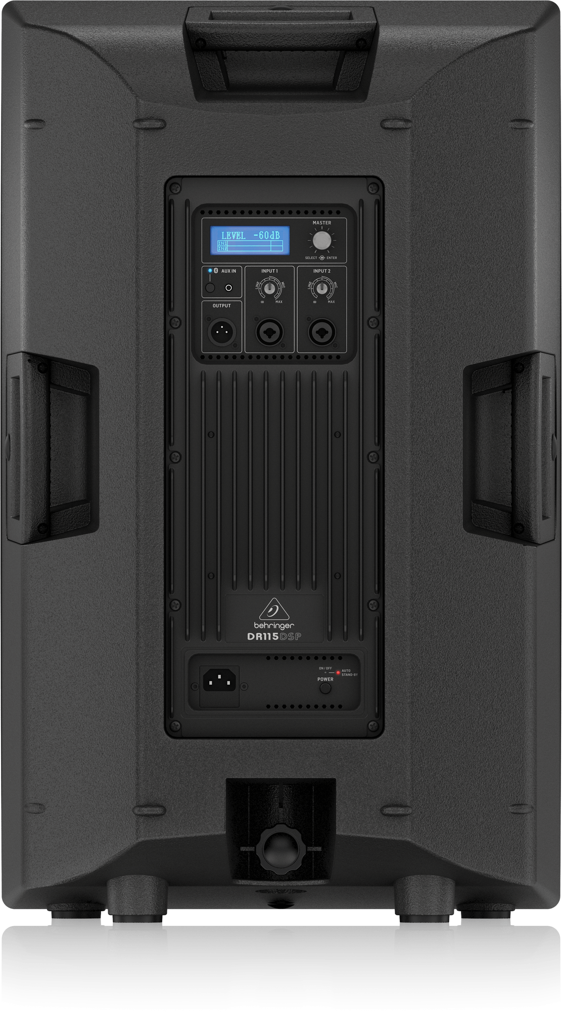 Behringer DR115DSP 1400W active 15-inch PA speaker with onboard DSP, Bluetooth and 2-channel mixer