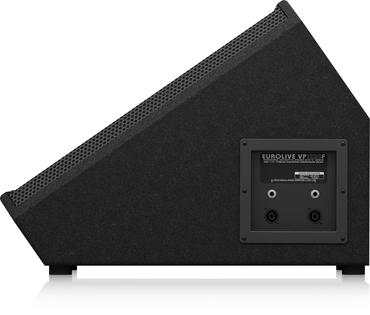 Behringer VP1220F Professional 800W Floor Monitor with 12" Woofer and 1.75" Titanium Compression Driver