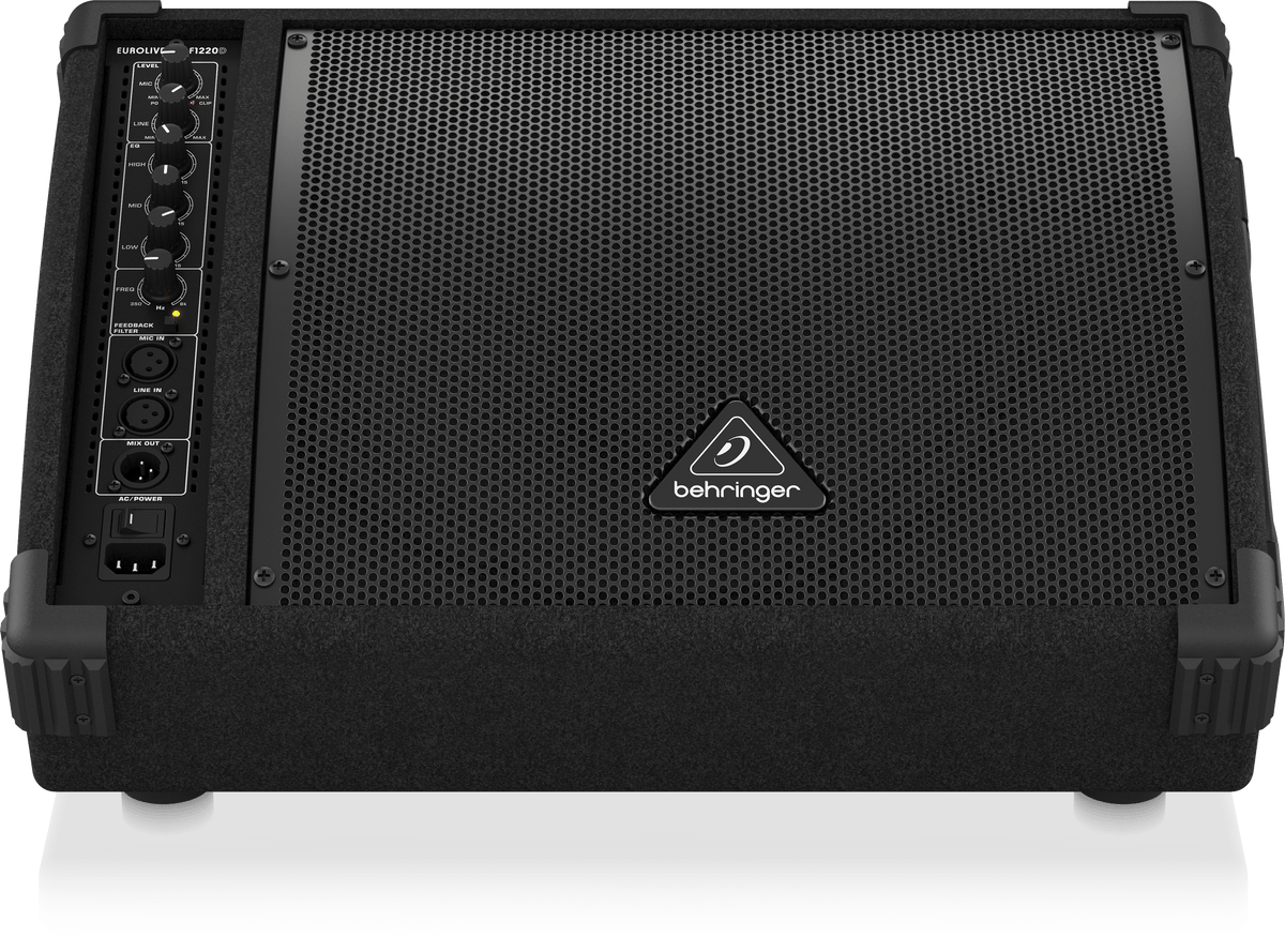 Behringer F1220D Bi-Amped 250-Watt Monitor Speaker System with 12" Woofer