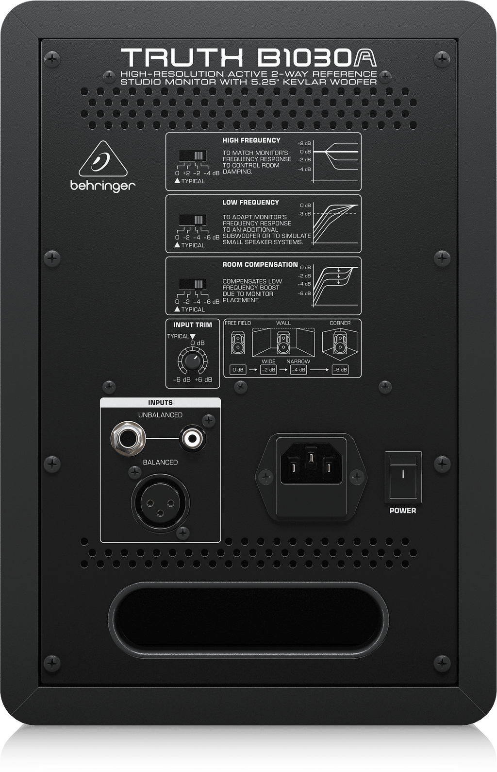 Behringer Truth B1030A Active 2-Way Reference Studio Monitor (Single)
