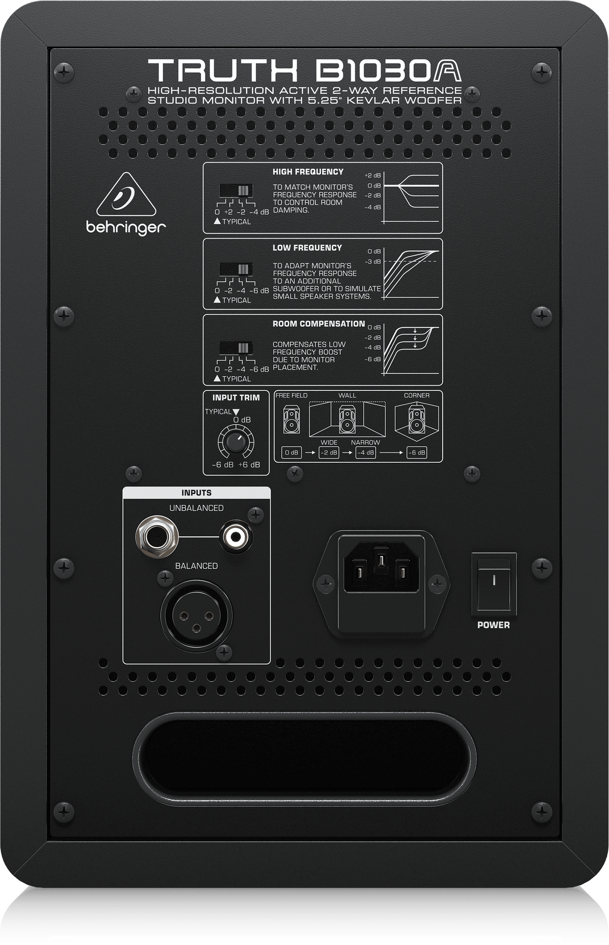 Behringer Truth B1030A Active 2-Way Reference Studio Monitor (Single)