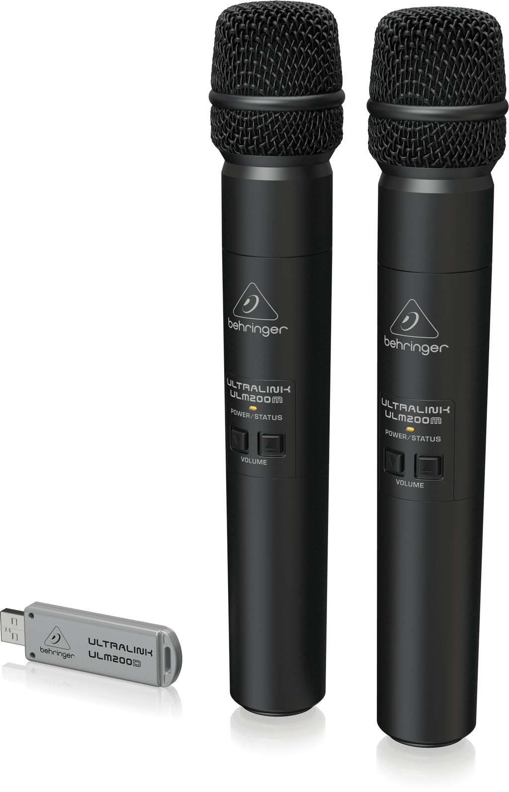 Behringer ULM202USB High-Performance 2.4 GHz Digital Wireless System with 2 Handheld Microphones