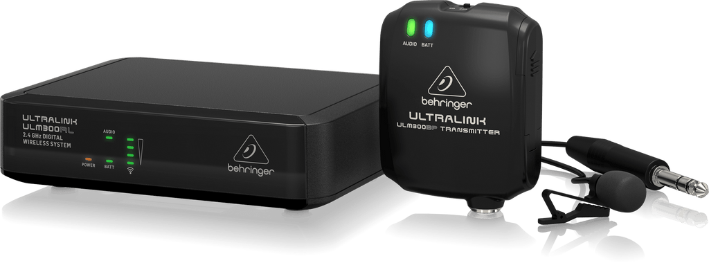 Behringer ULM300LAV 2.4 GHz Digital Wireless Lavalier and Headworn Microphone System