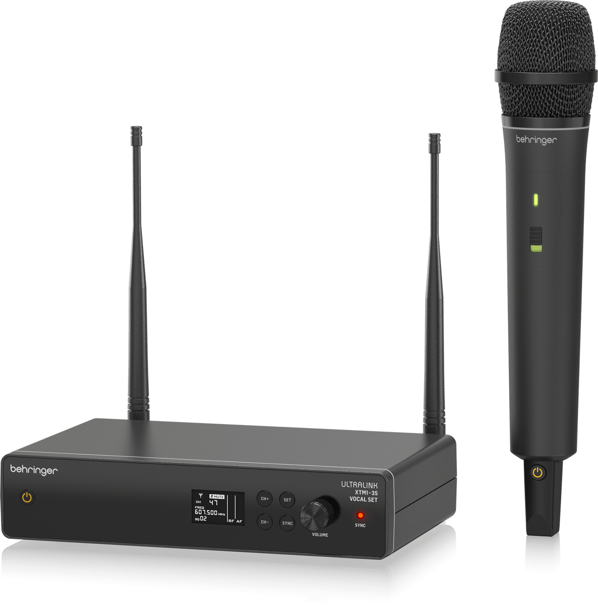 Behringer XTM1-35 VOCAL SET UHF Wireless System with Handheld Microphone and Single-Channel Receiver