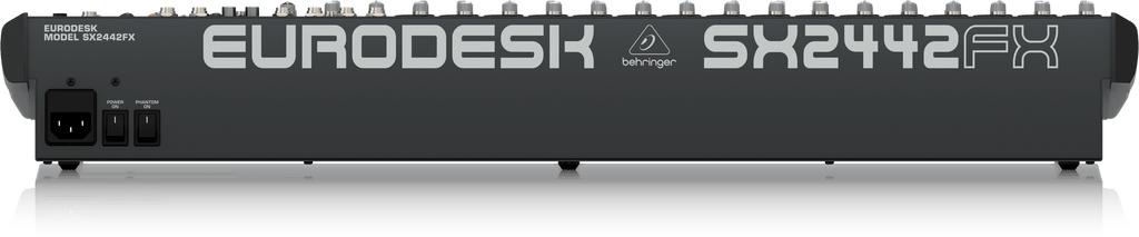Behringer Eurodesk SX2442FX Ultra-Low Noise Design 24-Input 4-Bus Studio/Live Mixer with XENYX Mic Preamplifiers