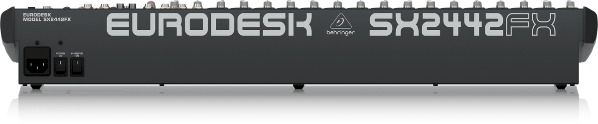 Behringer Eurodesk SX2442FX Ultra-Low Noise Design 24-Input 4-Bus Studio/Live Mixer with XENYX Mic Preamplifiers