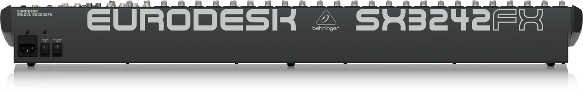 Behringer Eurodesk SX3242FX Ultra-Low Noise Design 32-Input 4-Bus Studio/Live Mixer with XENYX Mic Preamplifiers