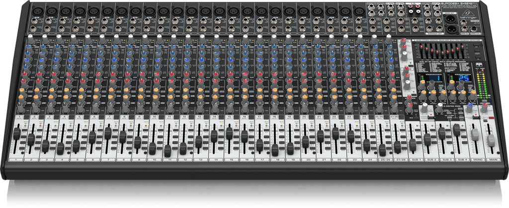 Behringer Eurodesk SX3242FX Ultra-Low Noise Design 32-Input 4-Bus Studio/Live Mixer with XENYX Mic Preamplifiers
