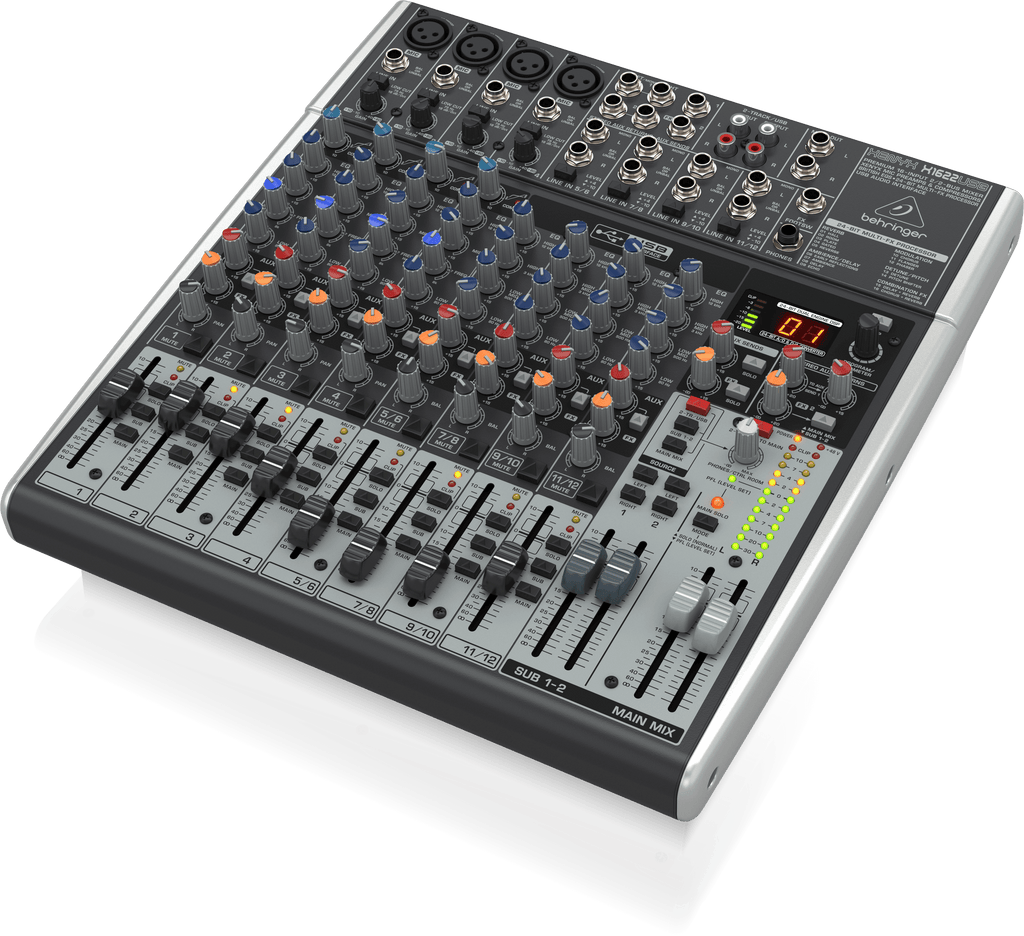 Behringer Xenyx X1622USB Premium 16-Input 2/2-Bus Mixer with XENYX Mic Preamps and Compressors