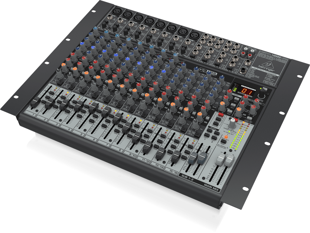 Behringer Xenyx X2222USB Premium 22-Input 2/2-Bus Mixer with XENYX Mic Preamps and Compressors