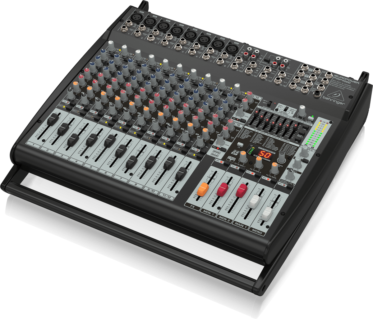 Behringer Europower PMP4000 1600W 16-Channel Powered Mixer with Multi-FX Processor and FBQ Feedback Detection