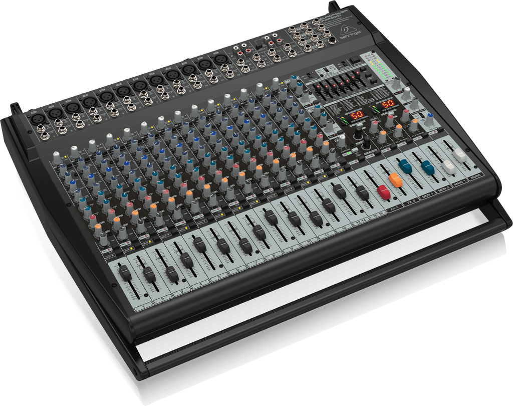 Behringer Europower PMP6000 1600W 20-Channel Powered Mixer with Dual Multi-FX Processor and FBQ Feedback Detection