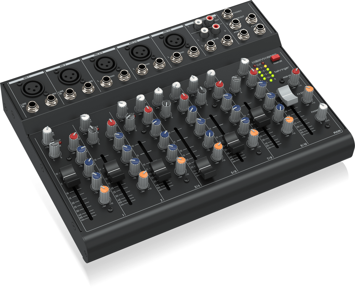 Behringer Xenyx 1003B Premium Analog 10-Input Mixer with 5 Mic Preamps and Optional Battery Operation