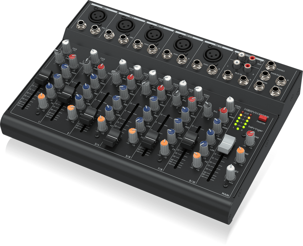 Behringer Xenyx 1003B Premium Analog 10-Input Mixer with 5 Mic Preamps and Optional Battery Operation