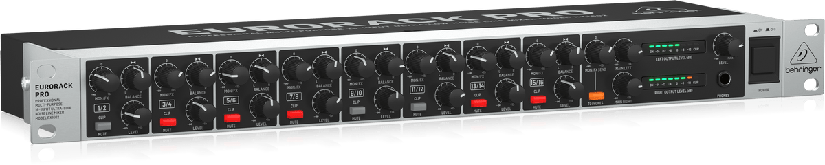 Behringer RX1602 V2 Professional Multi-Purpose 16-Input Ultra-Low Noise Line Mixer