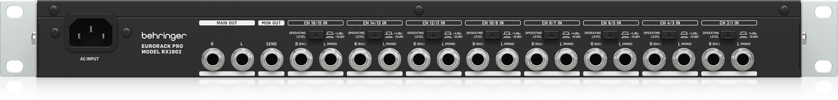 Behringer RX1602 V2 Professional Multi-Purpose 16-Input Ultra-Low Noise Line Mixer