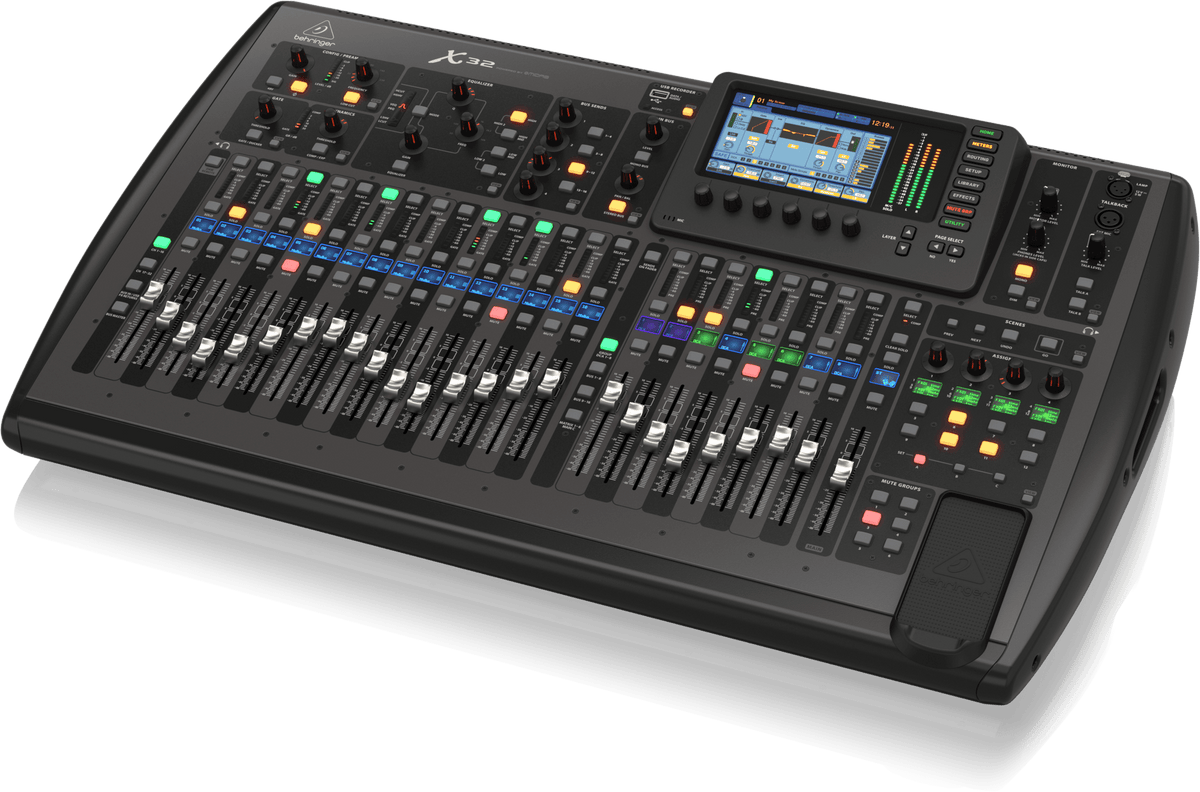 Behringer X32 40-Input, 25-Bus Digital Mixing Console with 32 Programmable MIDAS Preamps
