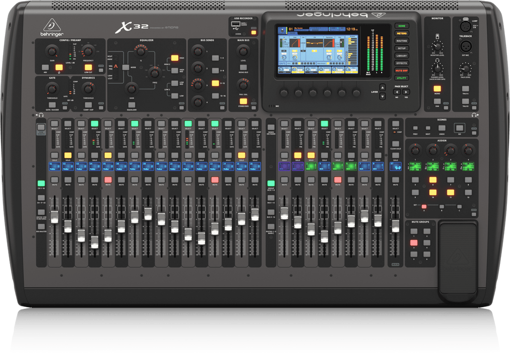 Behringer X32 40-Input, 25-Bus Digital Mixing Console with 32 Programmable MIDAS Preamps