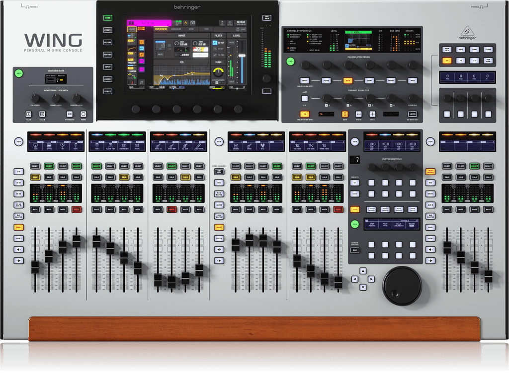 Behringer Wing 48-Channel, 28-Bus Full Stereo Digital Mixing Console with 24-Fader Control