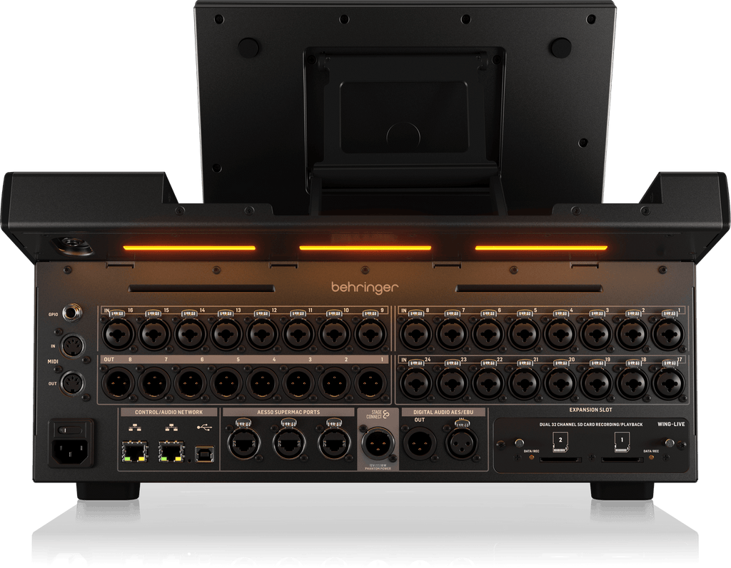 Behringer Wing Compact 48-Channel, 28-Bus Full Stereo Digital Mixing Console, with 24-Midas PRO