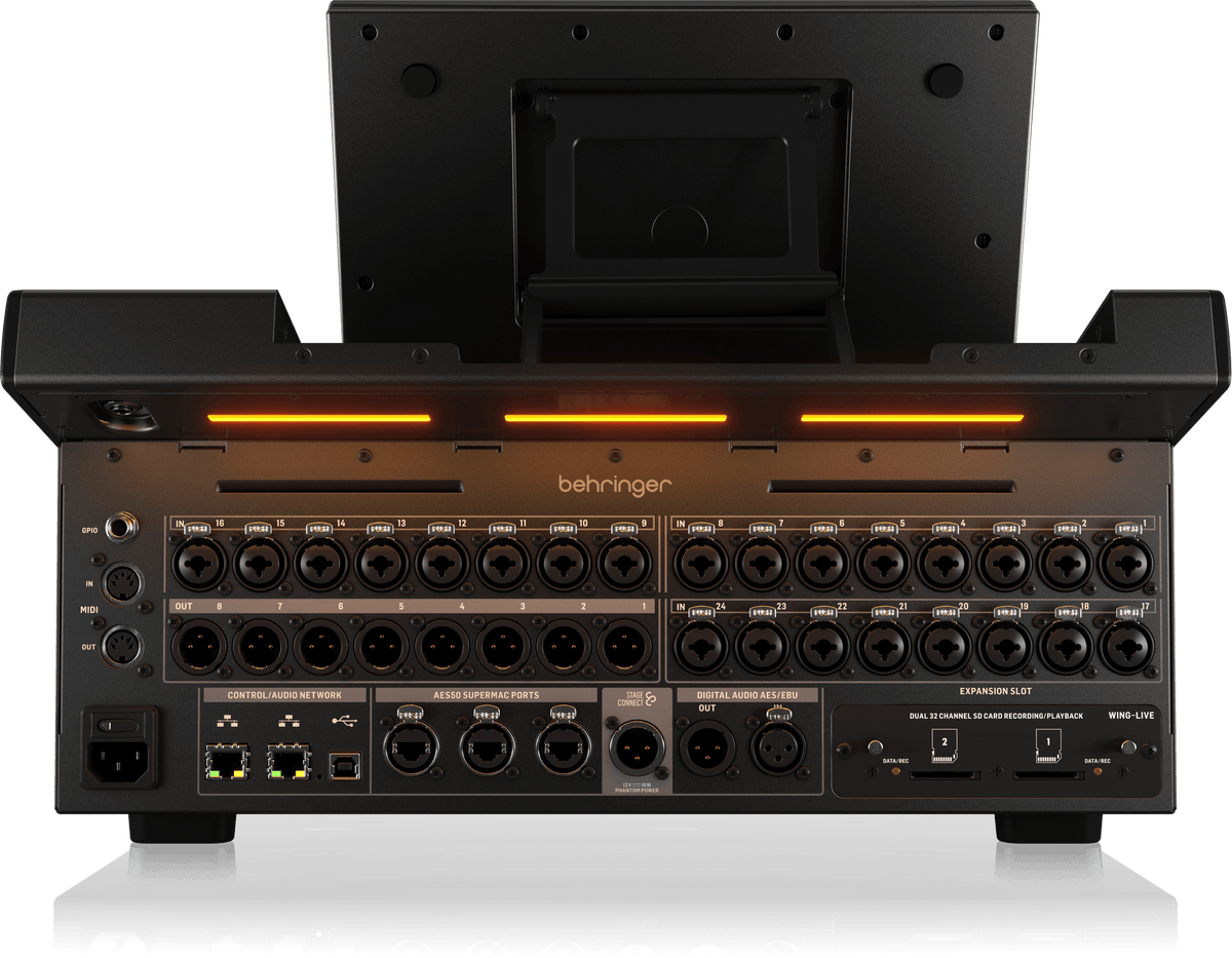 Behringer Wing Compact 48-Channel, 28-Bus Full Stereo Digital Mixing Console, with 24-Midas PRO