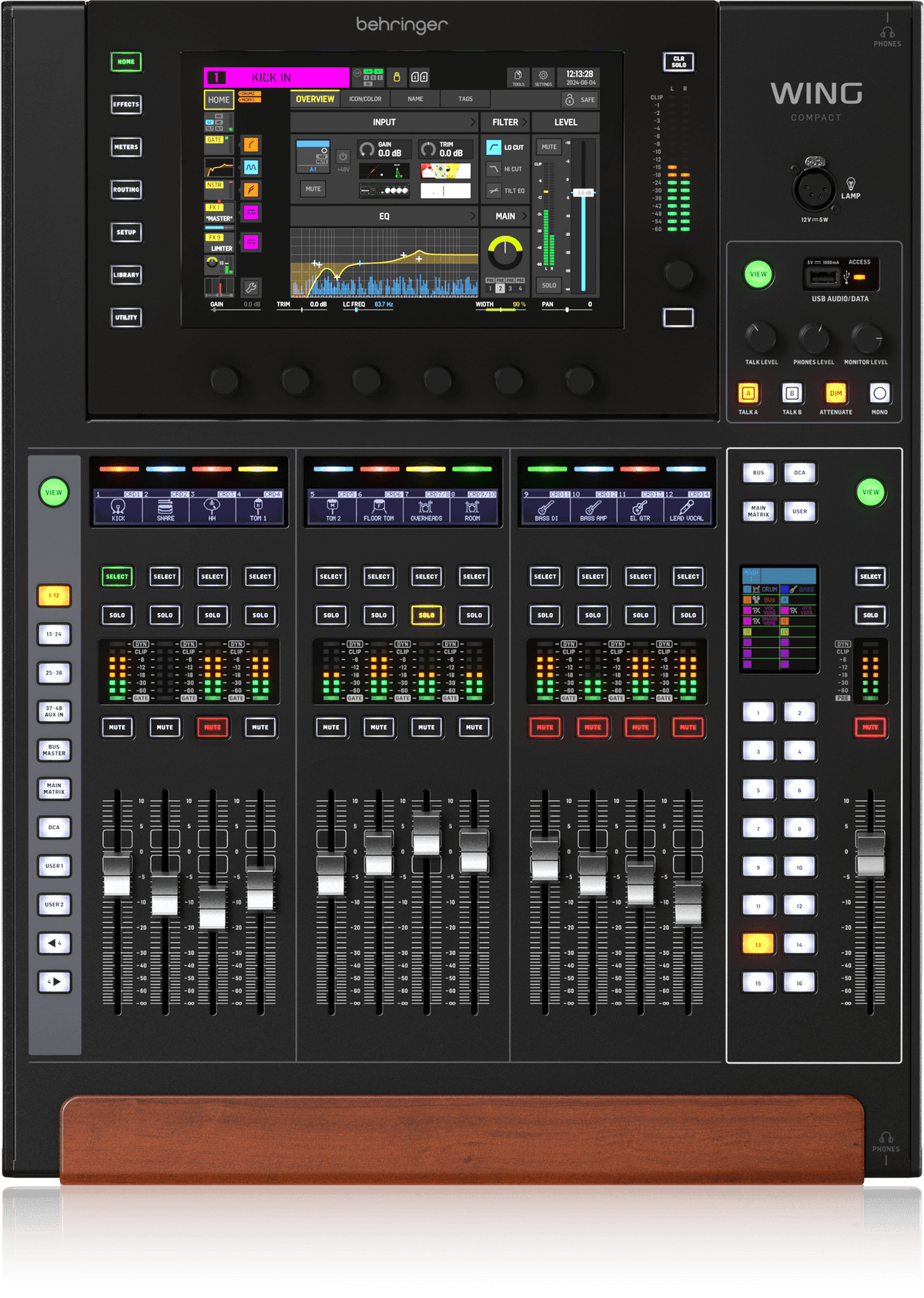 Behringer Wing Compact 48-Channel, 28-Bus Full Stereo Digital Mixing Console, with 24-Midas PRO