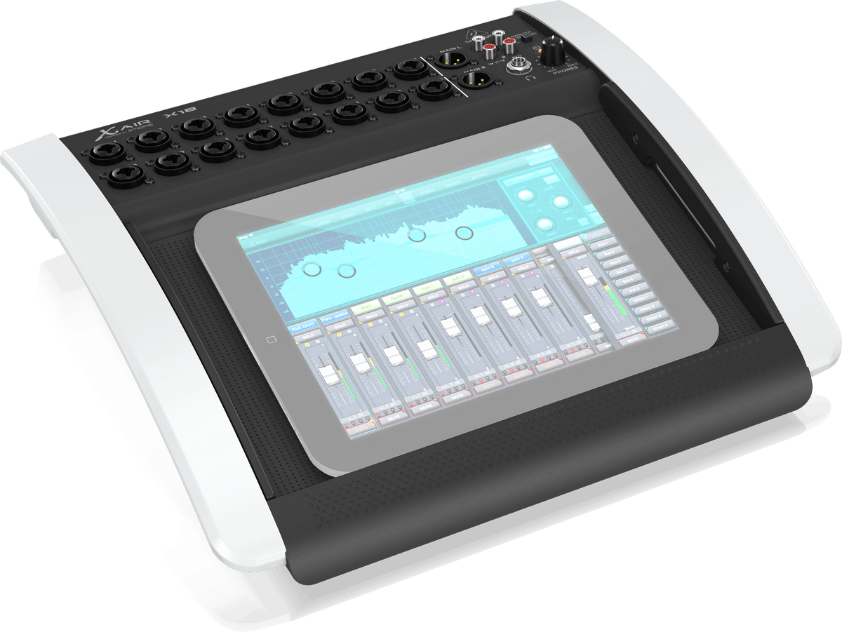 Behringer X Air X18 18-Channel, 12-Bus Digital Mixer for iPad/Android Tablets with 16 Programmable Midas Preamps