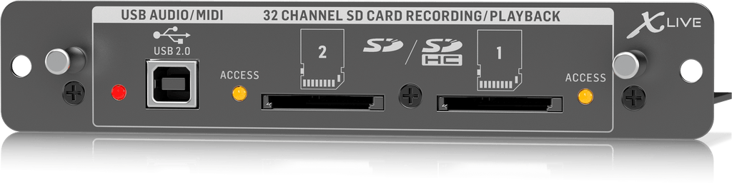Behringer X-LIVE X32 Expansion Card for 32-Channel Live Recording/Playback on SD/SDHC Cards