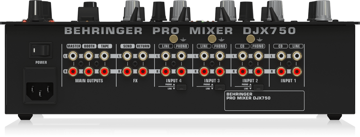 Behringer DJX750 Professional 5-Channel DJ Mixer with Advanced Digital Effects and BPM Counter