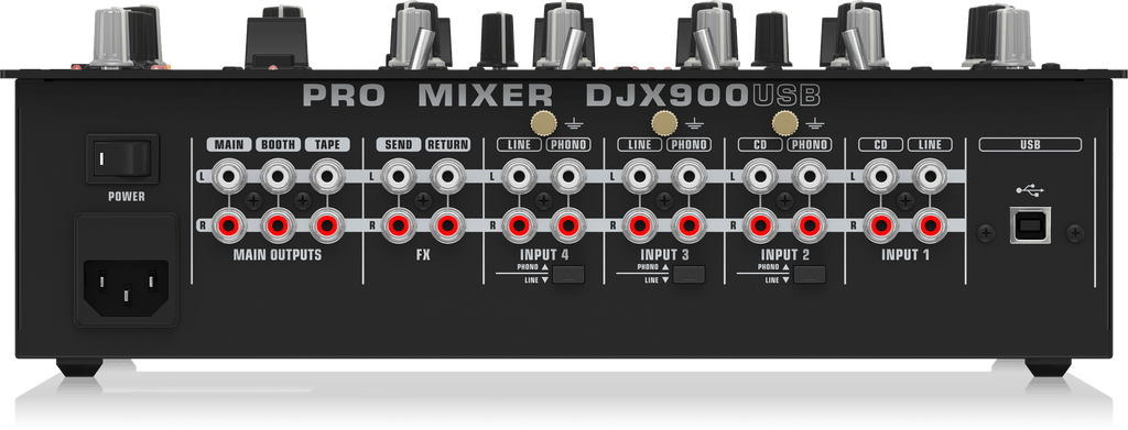 Behringer DJX900USB Professional 5-Channel DJ Mixer with INFINIUM 'Contact-Free' VCA Crossfader