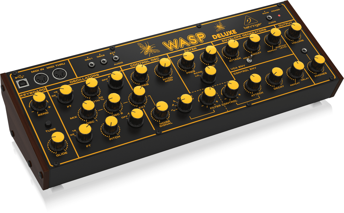 Behringer WASP DELUXE Legendary Hybrid Synthesizer with Dual OSCs
