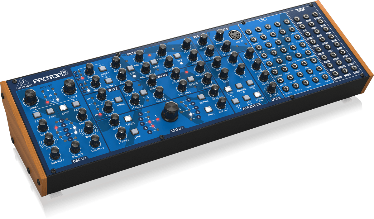 Behringer PROTON Analog Paraphonic Semi-Modular Synthesizer with 2 VCOs
