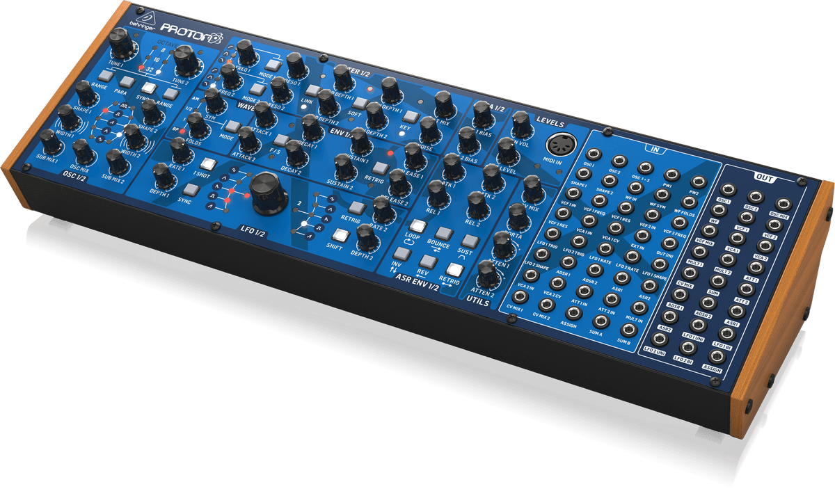 Behringer PROTON Analog Paraphonic Semi-Modular Synthesizer with 2 VCOs