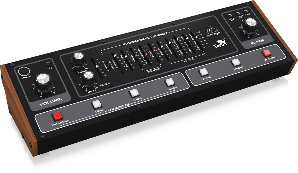Behringer TORO Classic Analog Bass Synthesizer with 2 VCOs