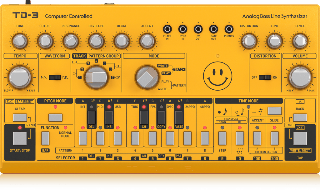 Behringer TD-3-AM Analog Bass Line Synthesizer with VCO