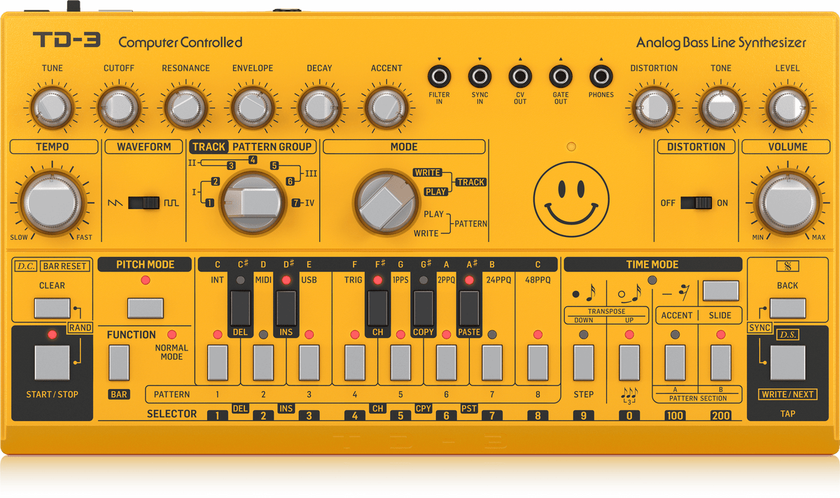 Behringer TD-3-AM Analog Bass Line Synthesizer with VCO
