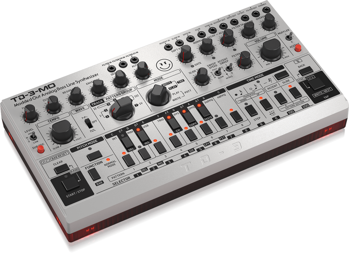 Behringer TD-3-MO-SR “Modded Out” Analog Bass Line Synthesizer with VCO