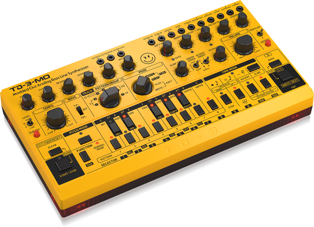 Behringer TD-3-MO-AM “Modded Out” Analog Bass Line Synthesizer with VCO