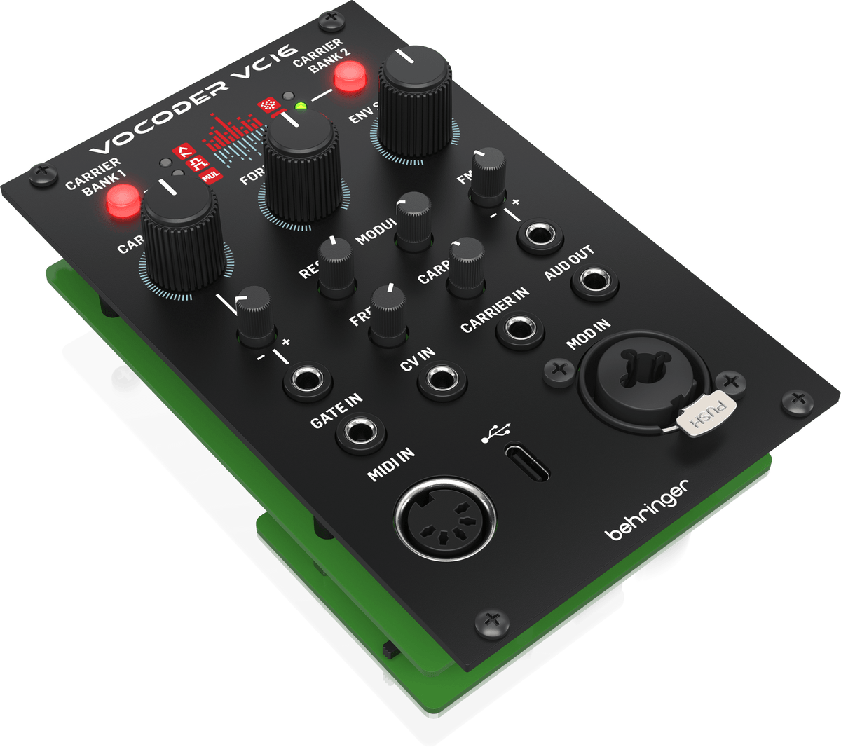 Behringer VOCODER VC16 High-Resolution 16-Band Vocoder Module for Eurorack with 6 Synthesis Engines