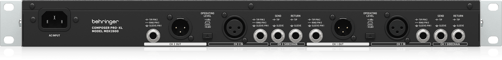 Behringer MDX2600 V2 Reference-Class 2-Channel Expander/Gate/Compressor/Peak Limiter with Integrated De-Esser