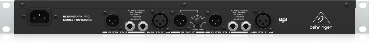 Behringer FBQ1502HD High-Definition 15-Band Stereo Graphic Equalizer with FBQ Feedback Detection